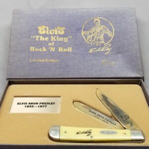 ELVIS "THE KING" of rock  n roll 1984 Case X X pocket knife